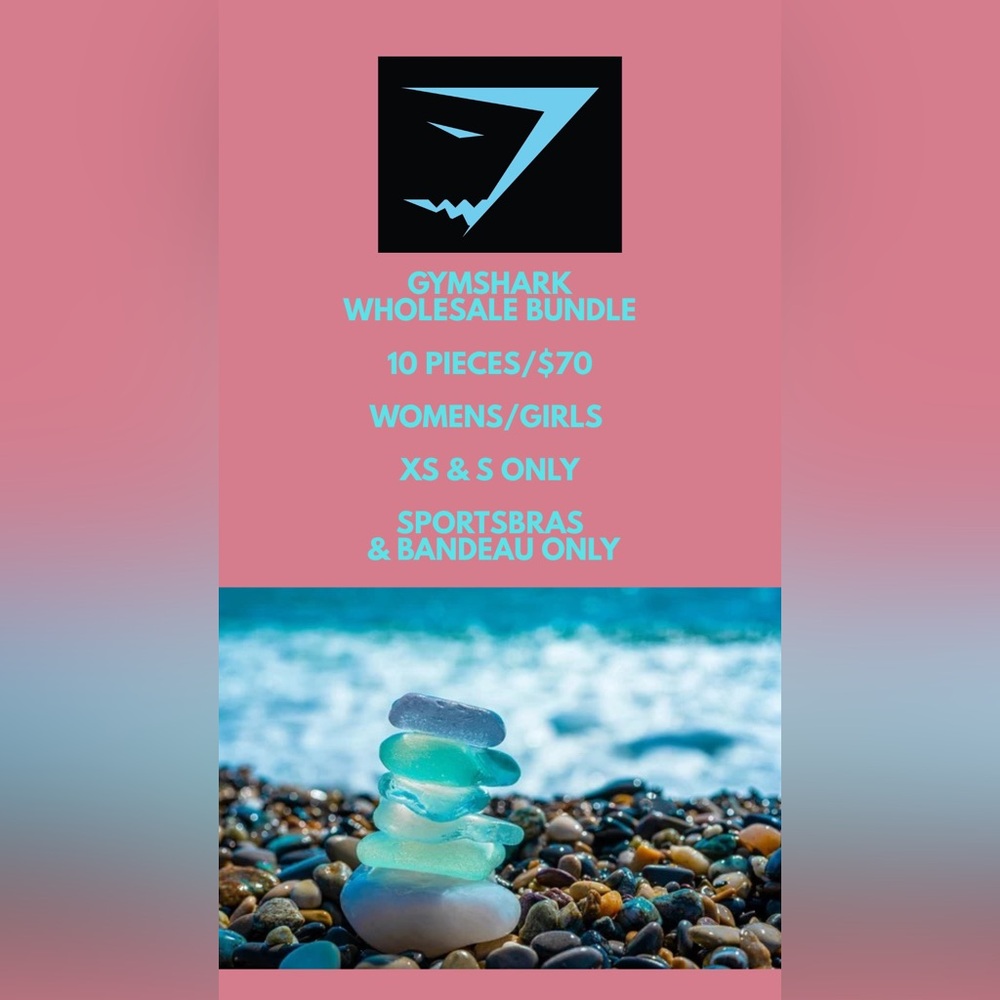 Gymshark Wholesale Bundle!  Women/Girls Size XS & S Only. NWT & NWOT.